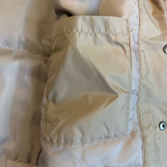 Champion Big C Coaches Jacket Men’s Large Tan with Burgundy Logo - Picture 4 of 14